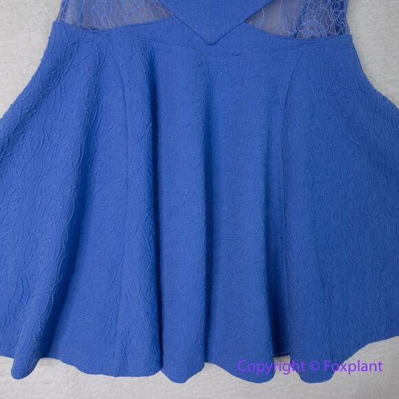 New! Free People Brooklyn Mini Dress in blue, size XS - Picture 7 of 16